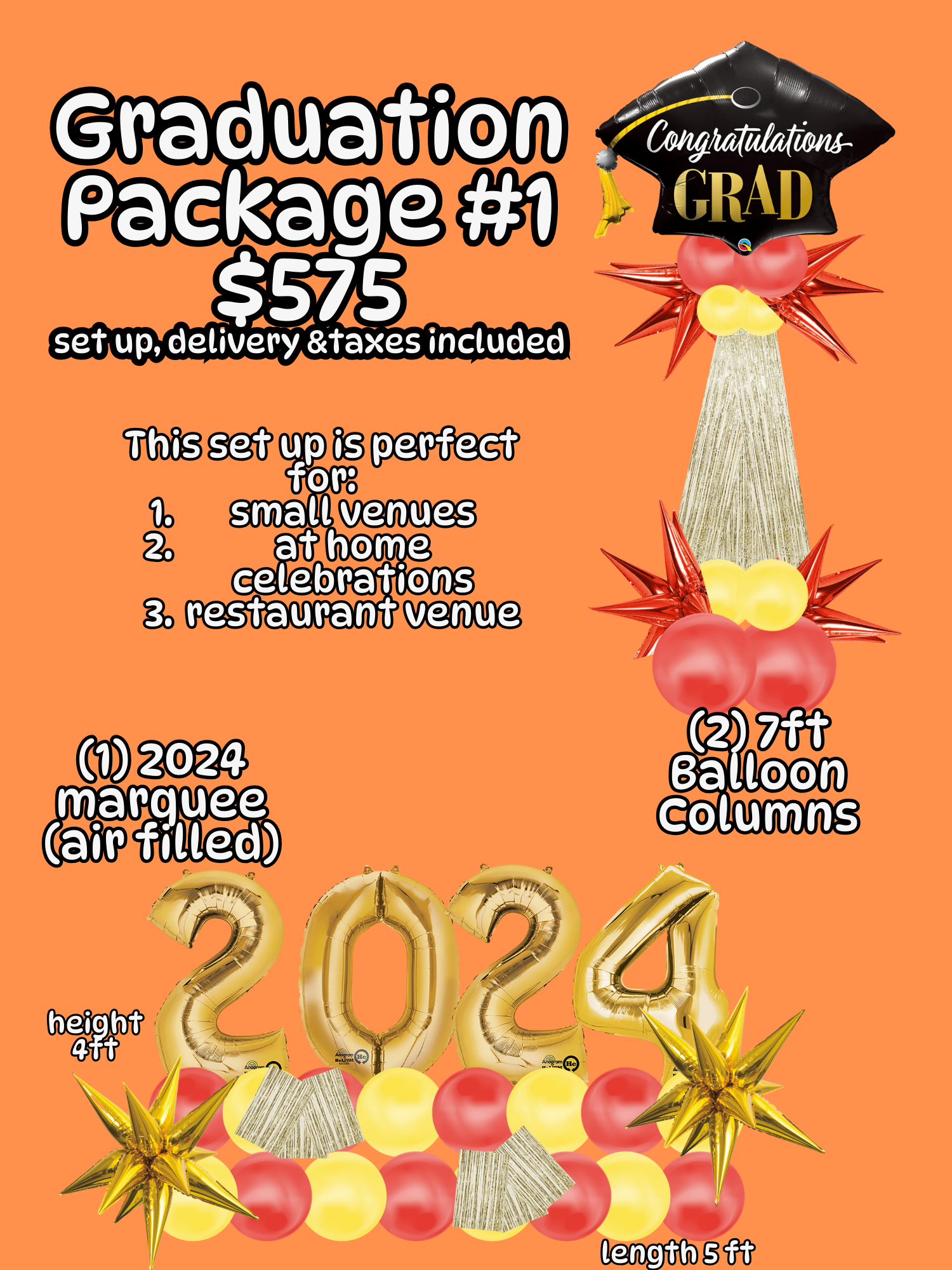 Graduation Party Packages 2024